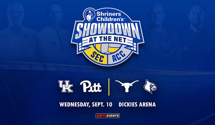 Showdown at the Net teams and logo